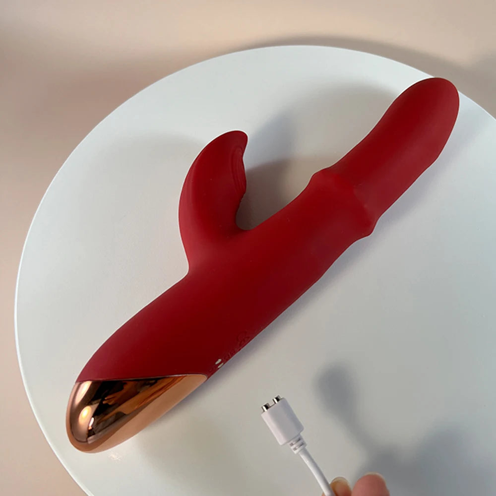 Premium Beads Thrusting Rabbit Vibrator