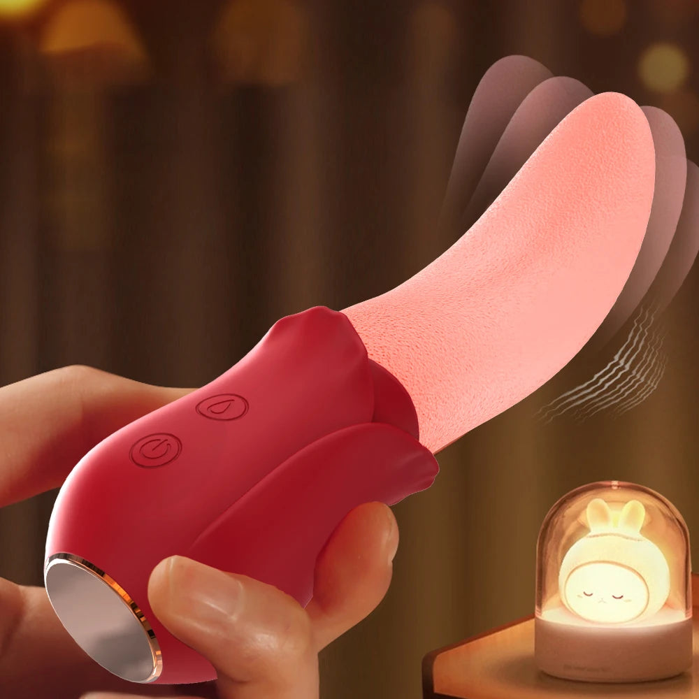 Tongue Clitoral Stimulation Massager with Multi-Sensory Textures