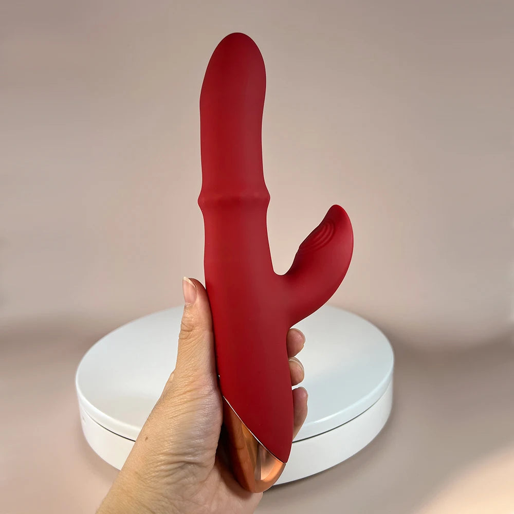 Premium Beads Thrusting Rabbit Vibrator