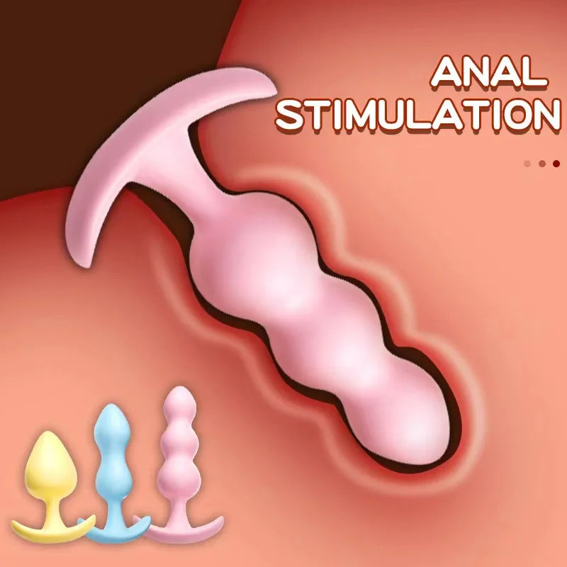 3pc/Set Silicone Anal Plug