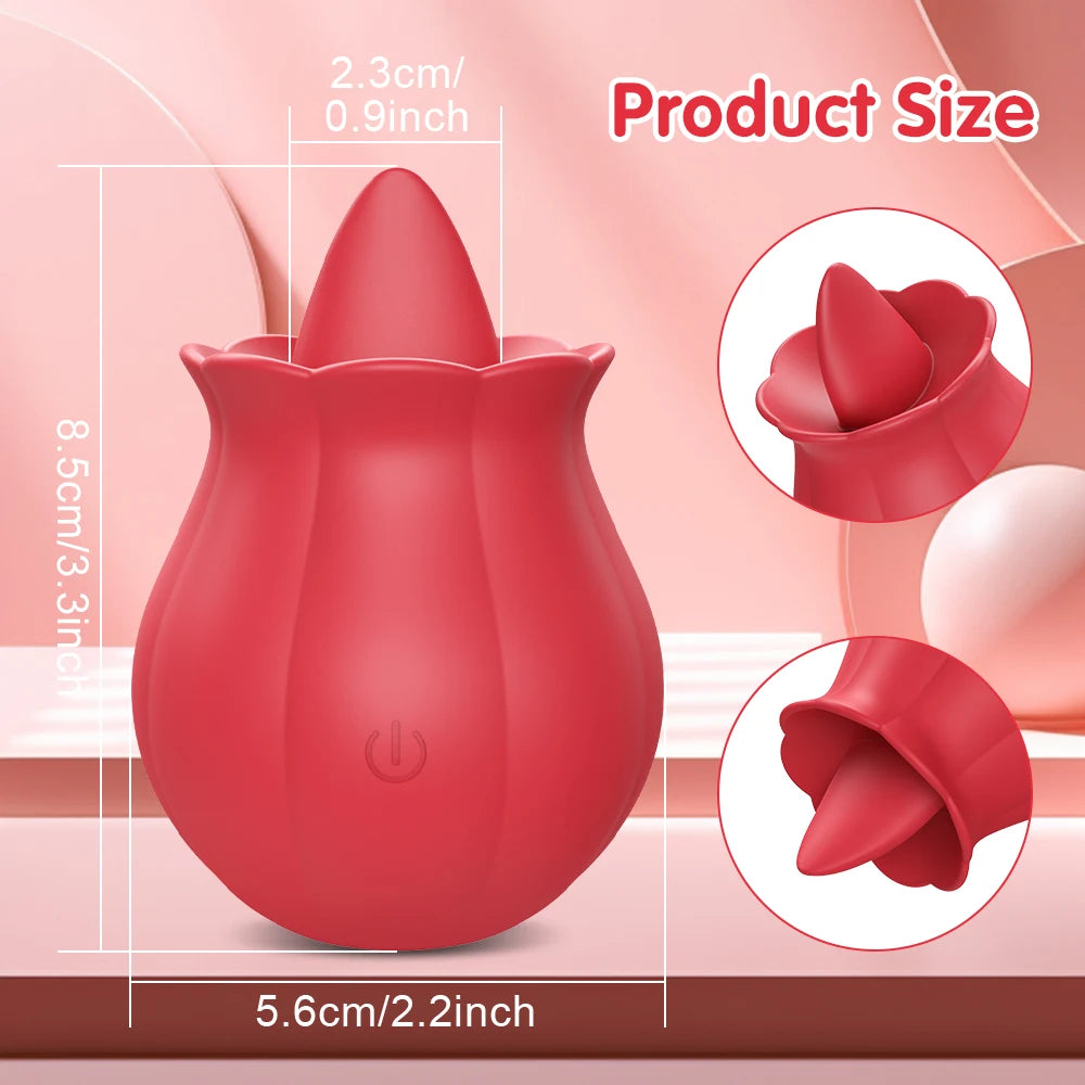 Rose Vibrator - Licking & Vibrating