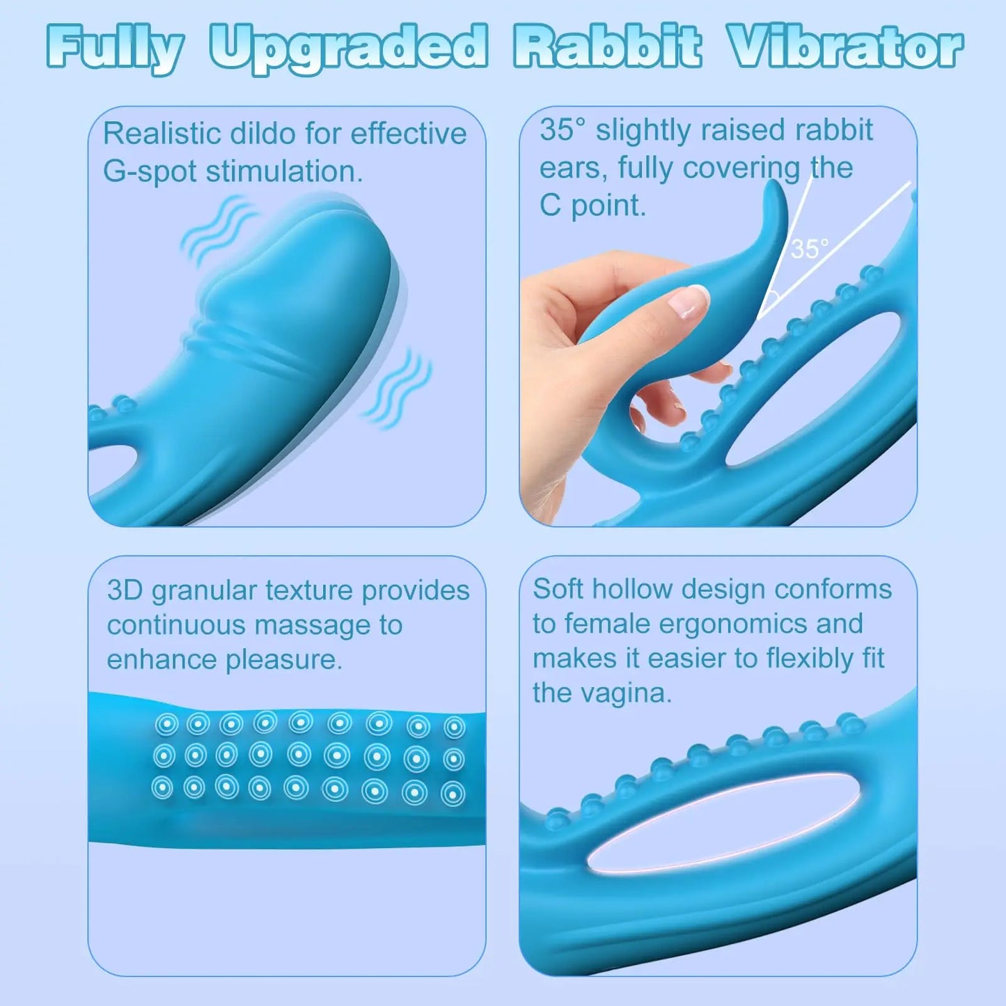 Dual-Action Vibrator with G-Spot and Clitoral Stimulation