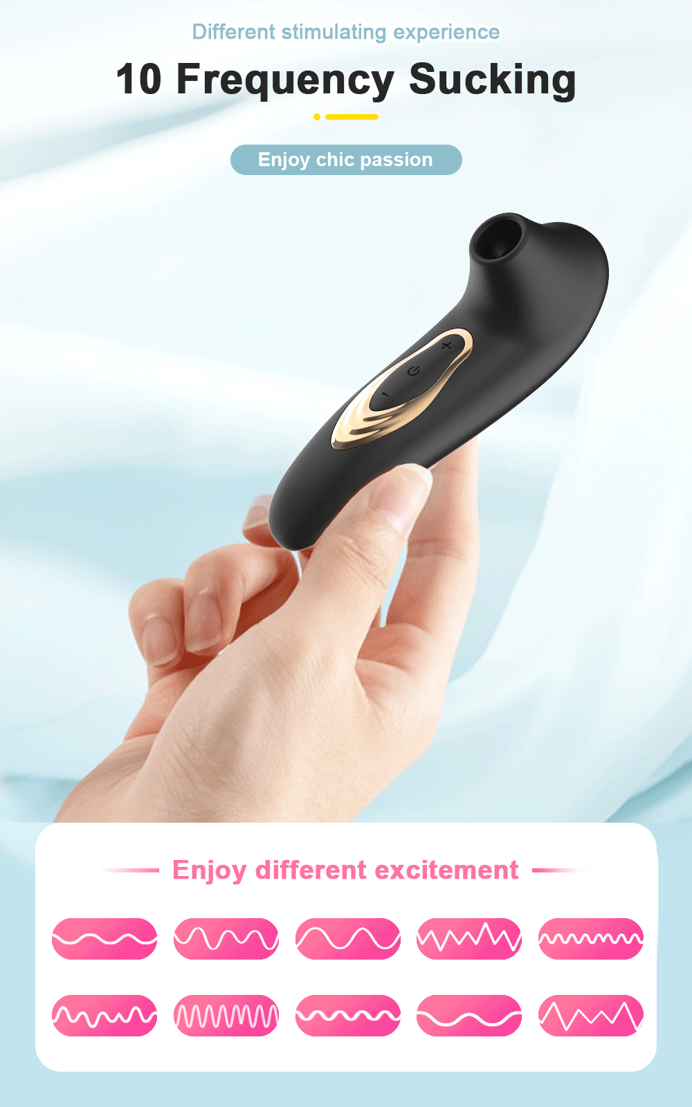 Powerful Oral Sucking Vibrator