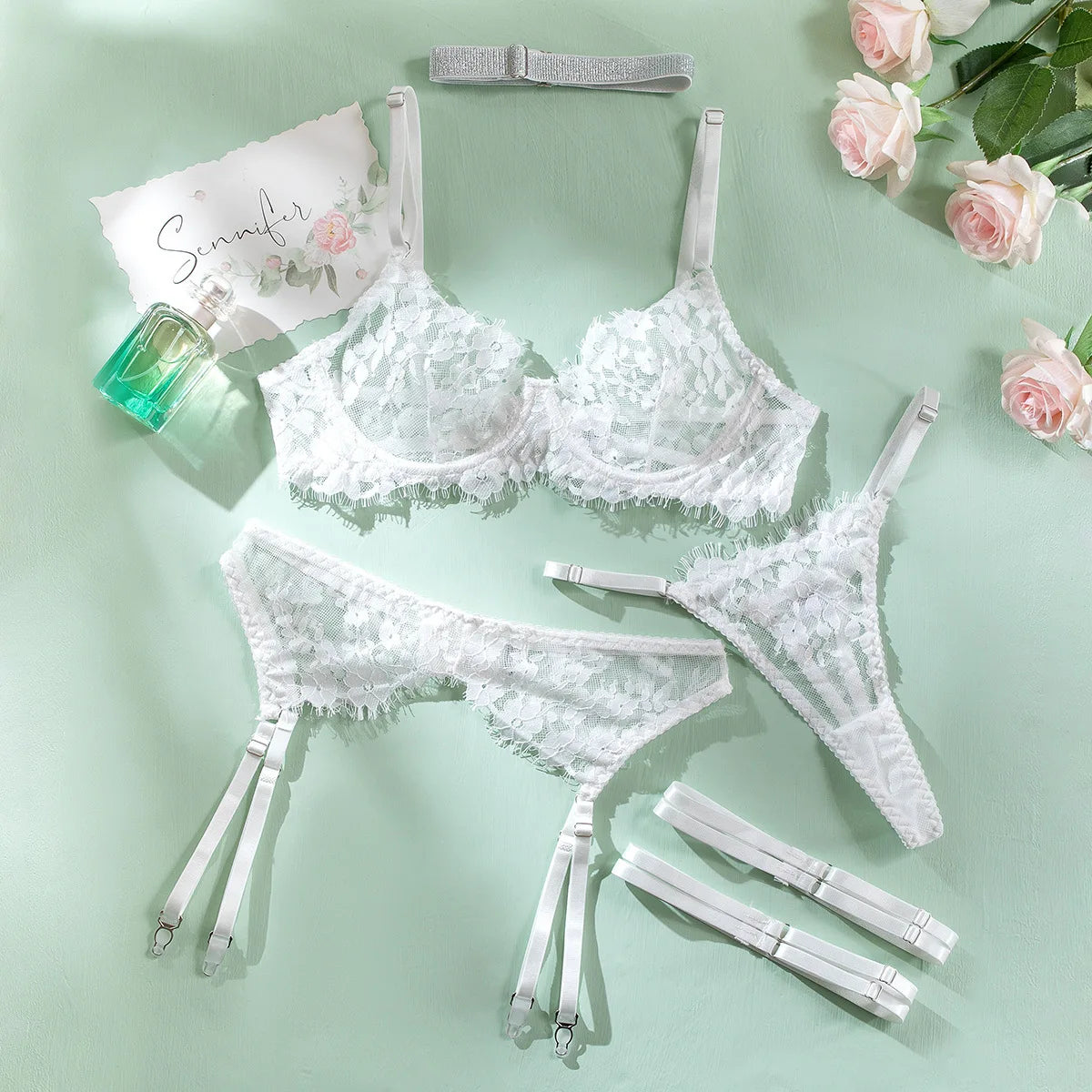 Whispers of Lace Five-Piece Set