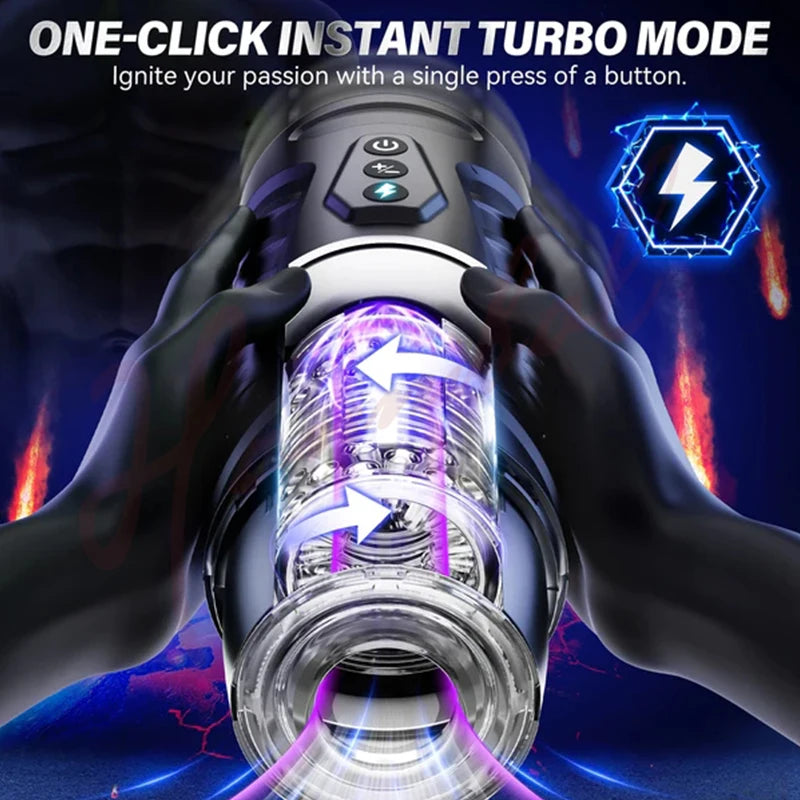Hannibal Automatic Thrusting Rotation Penis Stimulator