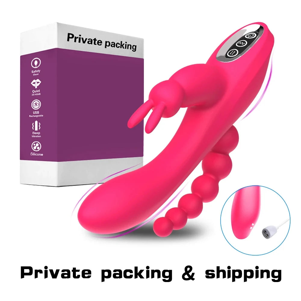 3-in-1 G-Spot Rabbit Vibrator