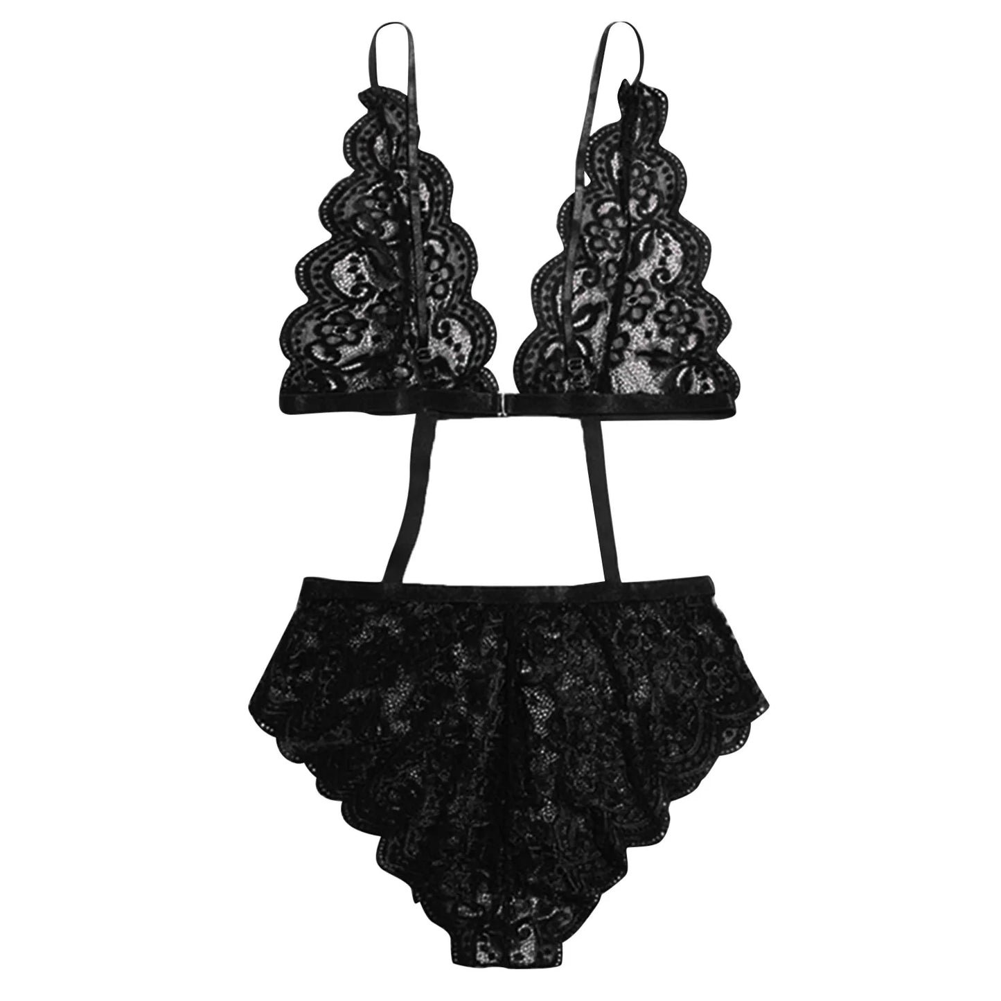 Lace Allure Bra and Thong Set