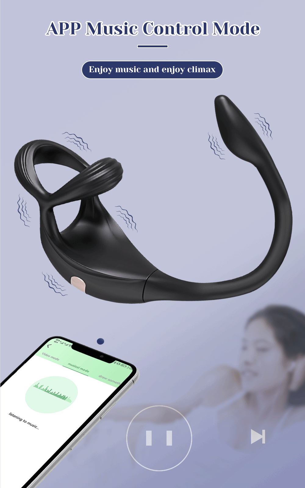 APP Control Butt Plug Cock Ring Vibrating Prostate Massager for Men Beginner Anal Vibrator Anal Plug for Gay Sex Toy for Men 18+