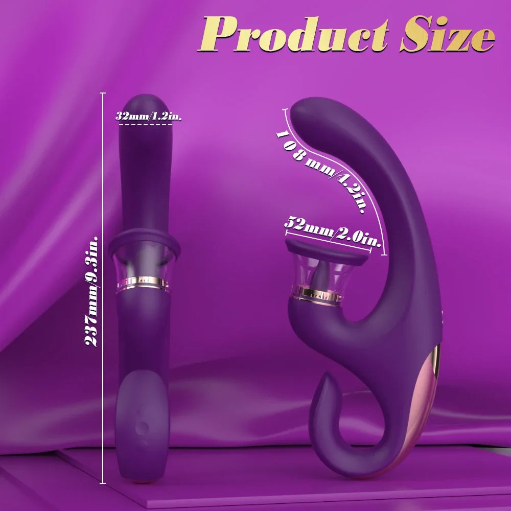 7-Mode Licking & Vibrating Stimulator