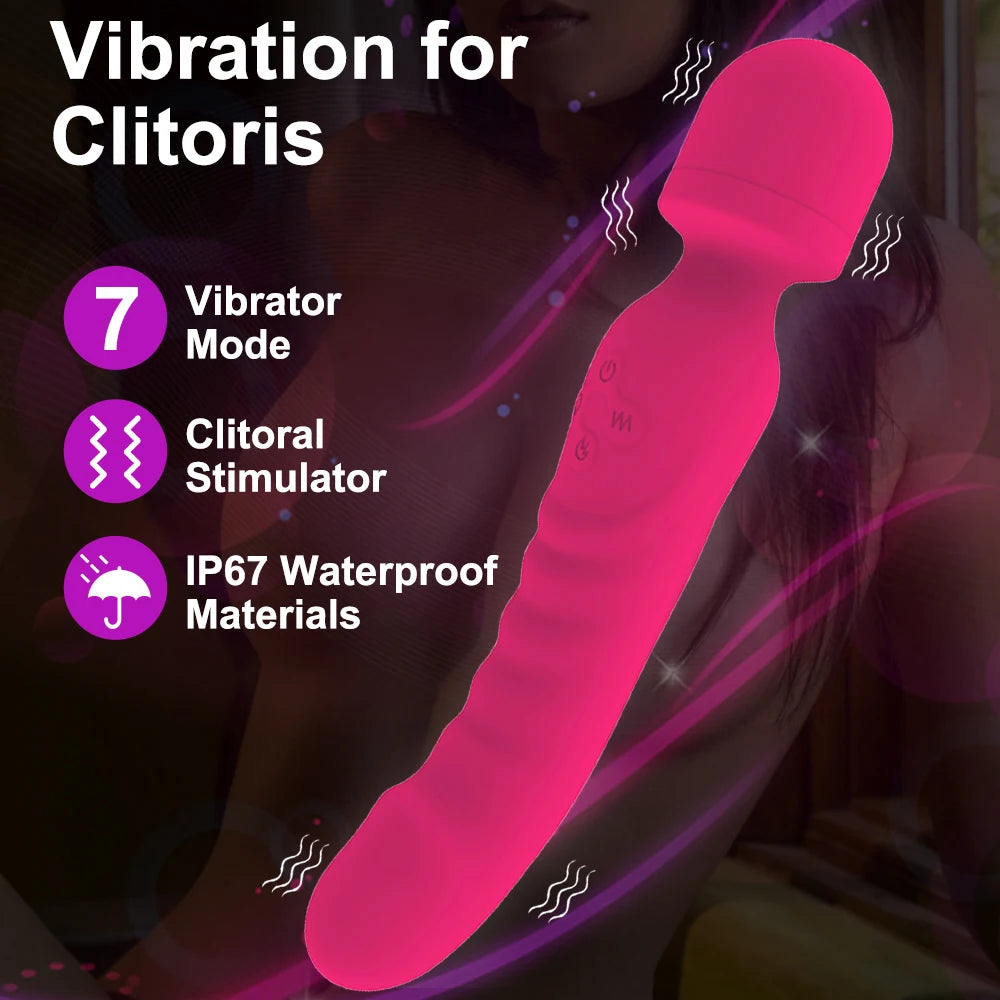 Blissful Touch: G-Spot and Clitoral Magic Wand