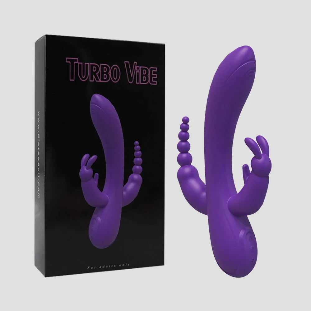 3-in-1 G-Spot Rabbit Vibrator