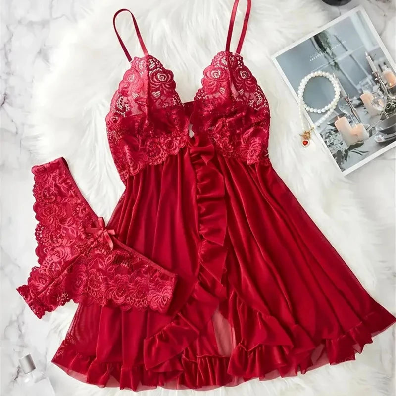 Hot Lace Lingerie Set