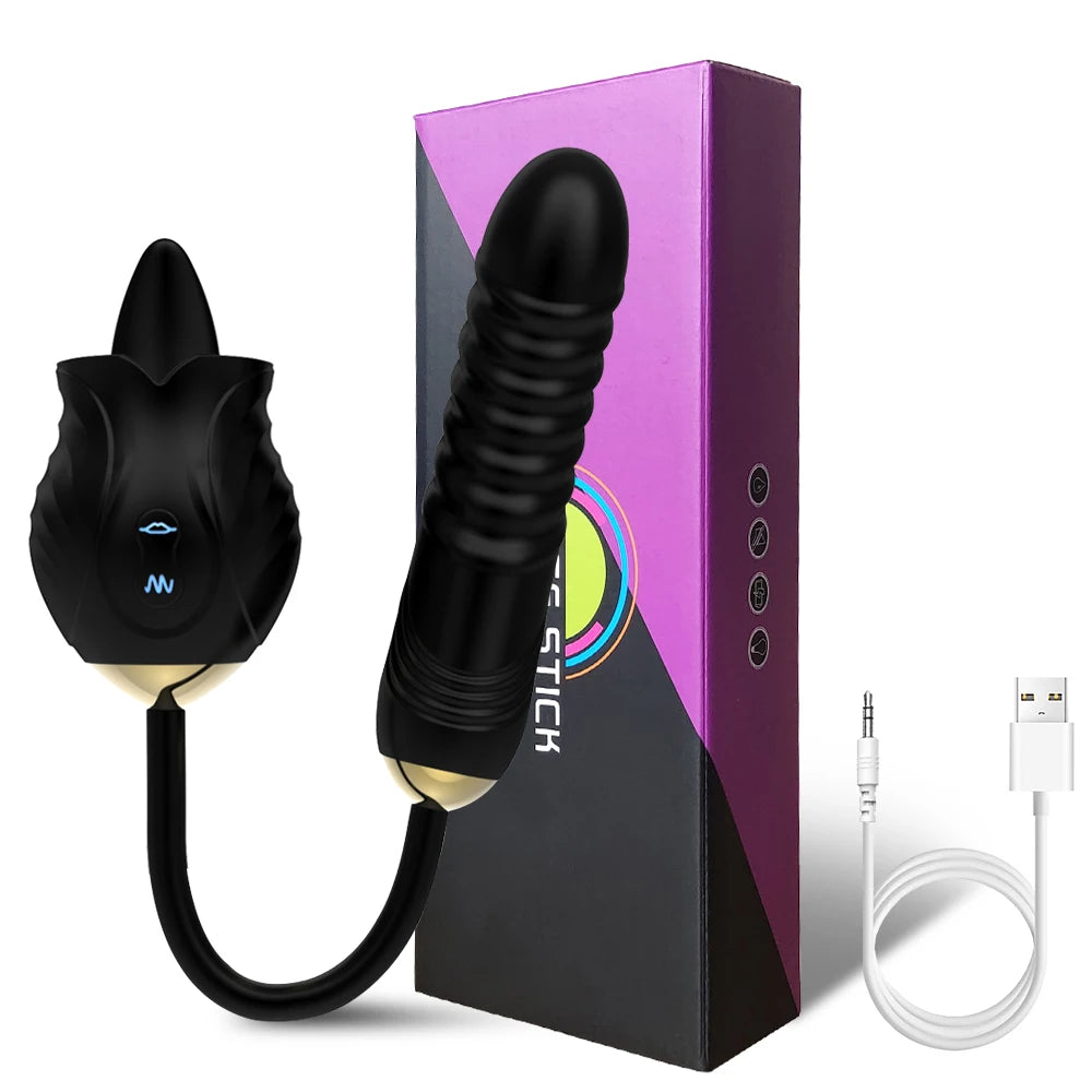 Amazing 3-in-1 Rose Sex Toy Vibrator