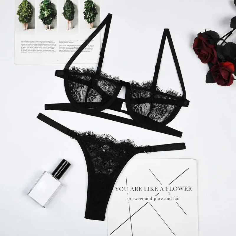 Whisper Lace Lingerie Set