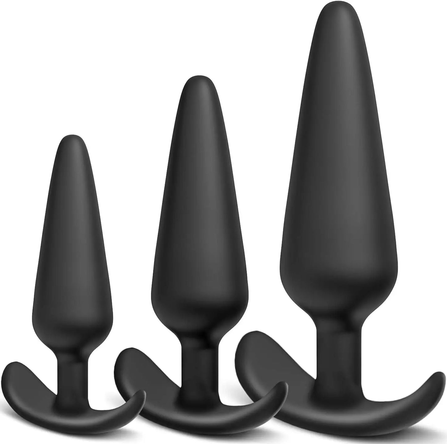 Silicone Anal Plug Pack of 3