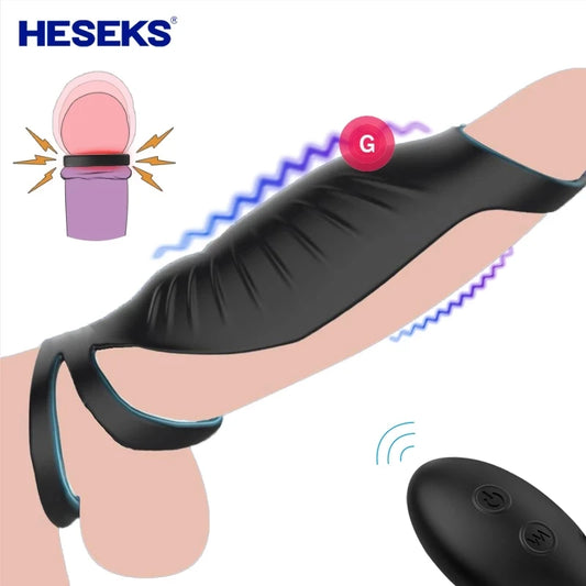 HESEKS Remote Vibrating Cock Sleeve Ring 1