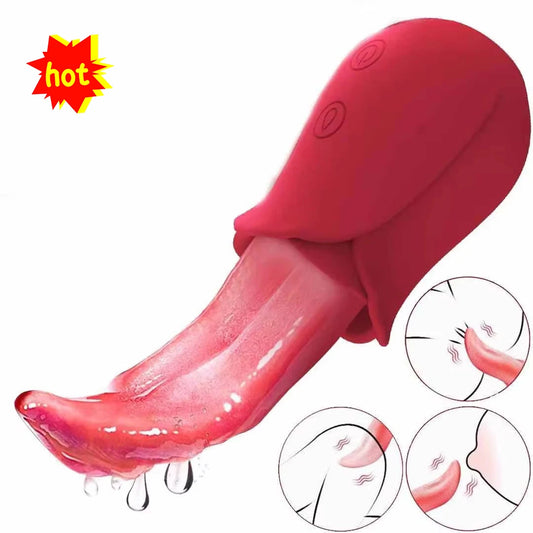 Tongue Clitoral Stimulation Massager with Multi-Sensory Textures