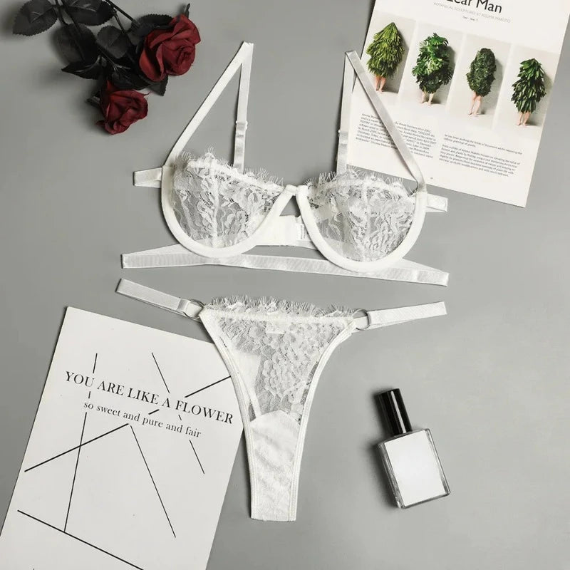 Whisper Lace Lingerie Set