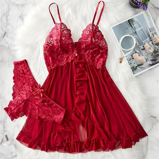 Hot Lace Lingerie Set