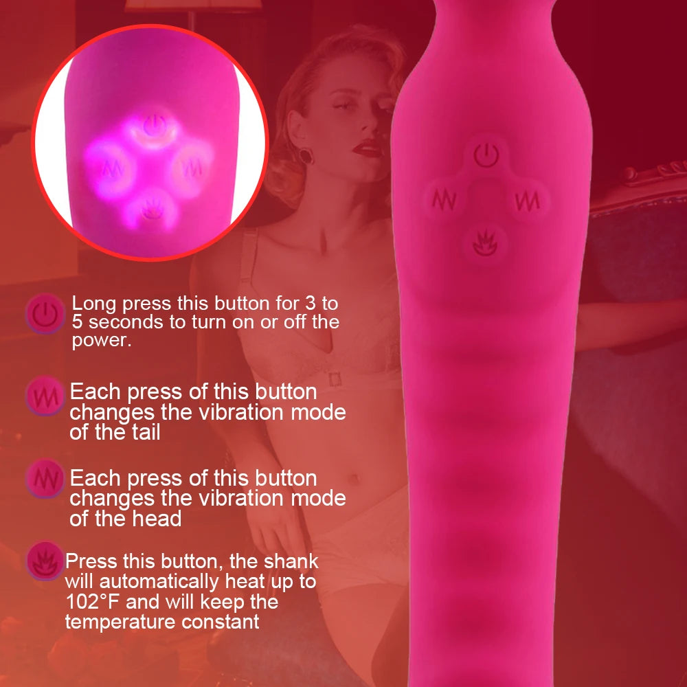 Blissful Touch: G-Spot and Clitoral Magic Wand